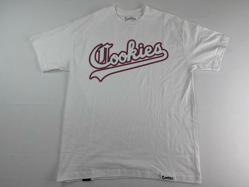 Cookies T-Shirt Medium White Logo Graphic Tee